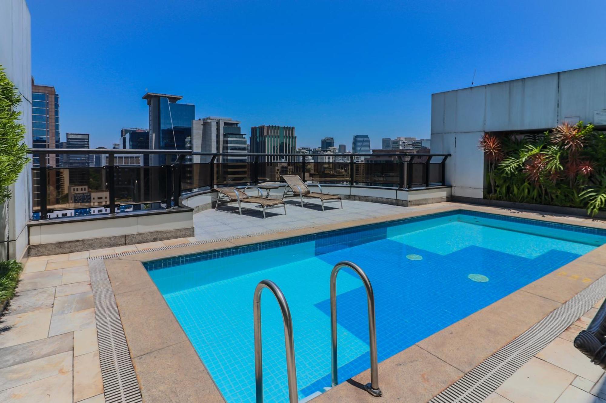 Flat Particular Dentro Do Hotel Executive Transamerica Faria Lima! Sao Paulo Exterior photo